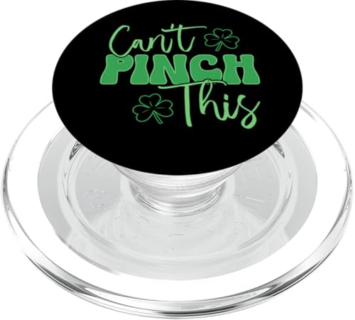 Can't Pinch This St. Patrick's Day Kleeblatt-Design PopSockets PopGrip für MagSafe von Therapy Designs