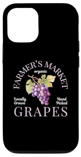 Hülle für iPhone 13 Pro Farm Fresh Harvest Bio-Trauben Farmer's Market Tee von Therapy Designs