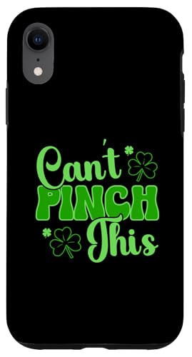 Hülle für iPhone XR Can't Pinch This St. Patrick's Day Kleeblatt-Design von Therapy Designs