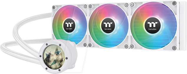 TT 40375 - Thermaltake TH360 V2 Ultra ARGB Snow Sync AIO Wasserkühlung von Thermaltake