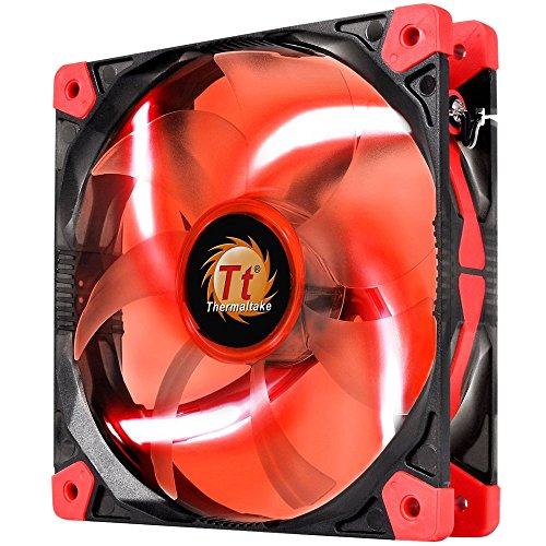 Thermaltake Luna 12 LED Lüfter 1000rpm 3-polig rot von Thermaltake