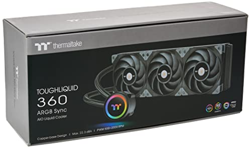 Thermaltake TOUGHLIQUID 360 ARGB, Black Thermaltake TOUGHLIQUID 360 ARGB, Black von Thermaltake