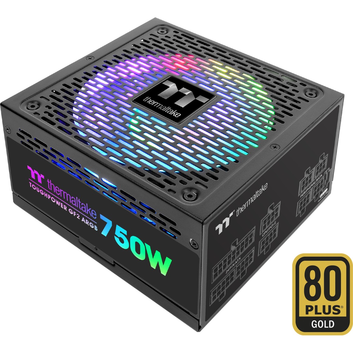 Toughpower GF2 ARGB 750W, PC-Netzteil von Thermaltake