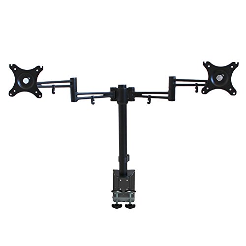 Thingy Club Full Motion Computer Monitor Arm Desktop Mount Stand Workstation Support Bracket Holder (Dual Monitor) von Thingy Club