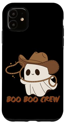 Hülle für iPhone 11 Boo Crew Halloween Cowboy Ghost Design mit Lasso Western von This is how I Halloween Keep Halloween Simple