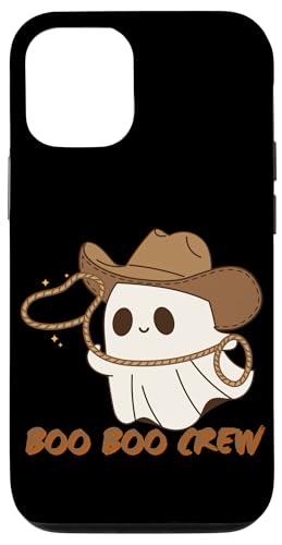 Hülle für iPhone 14 Boo Crew Halloween Cowboy Ghost Design mit Lasso Western von This is how I Halloween Keep Halloween Simple