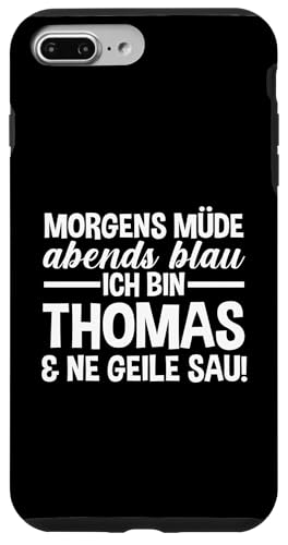 Hülle für iPhone 7 Plus/8 Plus Vorname Thomas von Thomas Geschenk