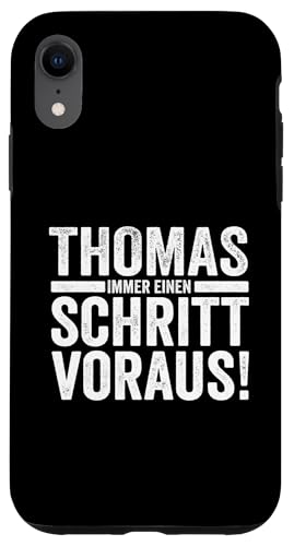 Hülle für iPhone XR Vorname Thomas von Thomas Geschenk