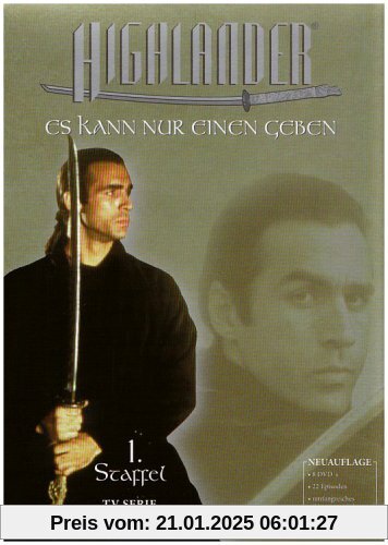 Highlander - Staffel 1 (8 DVDs) von Thomas J. Wright