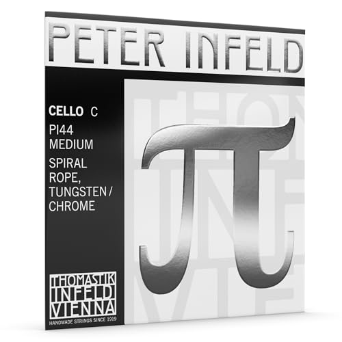 Thomastik Peter Infeld C-Saite für Cello 4/4 Medium Spiral-Kern, Wolfram-Chrom umsponnen - PI44 von Thomastik