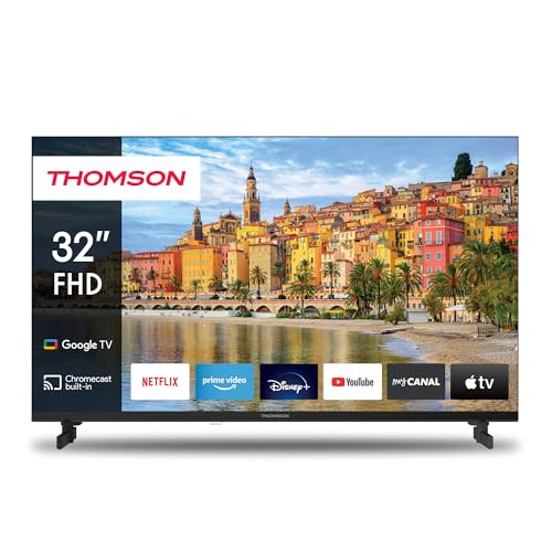 Thomson 32 Zoll (81cm) Google TV FHD Sprachsteuerung Smart TV - 32FG2S14-2024 von Thomson