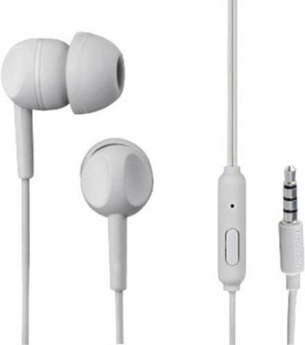 Thomson EAR3005GY In Ear Kopfhörer kabelgebunden Weiß Headset von Thomson