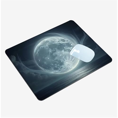 Mauspad,Schreibtischunterlage Mond Mousepad Klein 320x260x3mm,Gaming Mauspad Meer Desk Mat mit Rutschfester Gummiunterseite,Wasserdichtes Maus Pad für Kabellose Maus,Heimbüro,Reisen,Tragbar T1-1453 Mauspad,Schreibtischunterlage Mond Mousepad Klein 320x260x3mm,Gaming Mauspad Meer Desk Mat mit Rutschfester Gummiunterseite,Wasserdichtes Maus Pad für Kabellose Maus,Heimbüro,Reisen,Tragbar T1-1453 von Thooaixy