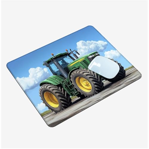 Mauspad Klein 260x210x3mm, Mini Mousepad Traktor Schreibtischunterlage, wasserdichte Gaming Mauspad Wolke Mauspads mit Vernähten Kanten, rutschfeste Mouspad, Tragbar, Schreibtisch Zubehör T1-1340 Mauspad Klein 260x210x3mm, Mini Mousepad Traktor Schreibtischunterlage, wasserdichte Gaming Mauspad Wolke Mauspads mit Vernähten Kanten, rutschfeste Mouspad, Tragbar, Schreibtisch Zubehör T1-1340 von Thooaixy