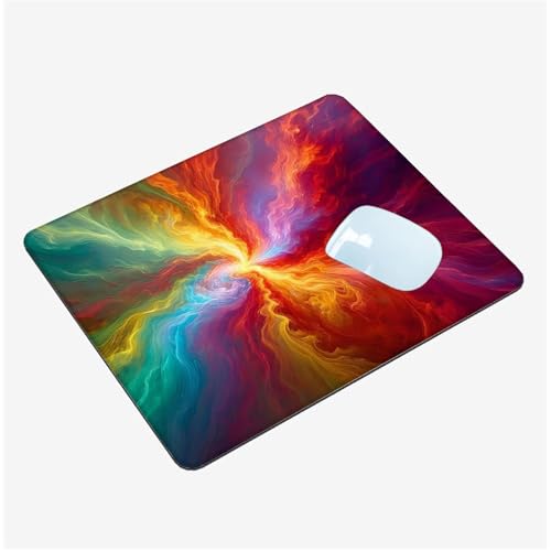 Mauspad Klein 300x250x3mm, Mini Mousepad Bunt Schreibtischunterlage, Wasserdichte Gaming Mauspad Sternenhimmel Mauspads mit Vernähten Kanten, Rutschfeste Mouspad, Tragbar, Schreibtisch Zubehör T1-1324 Mauspad Klein 300x250x3mm, Mini Mousepad Bunt Schreibtischunterlage, Wasserdichte Gaming Mauspad Sternenhimmel Mauspads mit Vernähten Kanten, Rutschfeste Mouspad, Tragbar, Schreibtisch Zubehör T1-1324 von Thooaixy