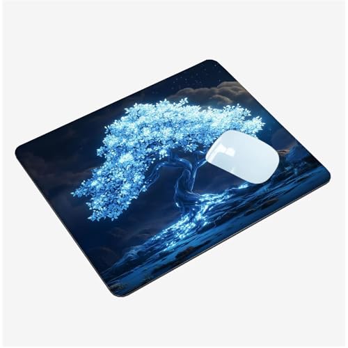 Mauspad Klein 320x260x3mm, Mini Mousepad Kristall Schreibtischunterlage, wasserdichte Gaming Mauspad Baum Mauspads mit Vernähten Kanten, rutschfeste Mouspad, Tragbar, Schreibtisch Zubehör T1-1338 Mauspad Klein 320x260x3mm, Mini Mousepad Kristall Schreibtischunterlage, wasserdichte Gaming Mauspad Baum Mauspads mit Vernähten Kanten, rutschfeste Mouspad, Tragbar, Schreibtisch Zubehör T1-1338 von Thooaixy