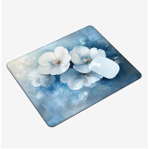 Mauspad Klein 320x260x3mm,Mini Mousepad Blau Schreibtischunterlage,wasserdichte Gaming Mauspad Anlage Mauspads mit Vernähten Kanten,rutschfeste Mouspad,Tragbar,Schreibtisch Zubehör,Geschenk T1-1426 Mauspad Klein 320x260x3mm,Mini Mousepad Blau Schreibtischunterlage,wasserdichte Gaming Mauspad Anlage Mauspads mit Vernähten Kanten,rutschfeste Mouspad,Tragbar,Schreibtisch Zubehör,Geschenk T1-1426 von Thooaixy