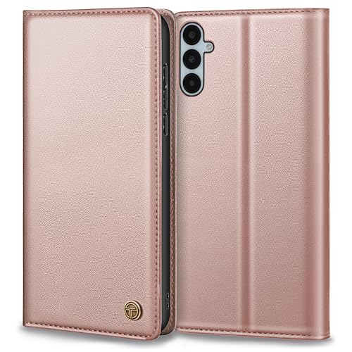 Handyhülle für Samsung Galaxy A25 5g Hülle, Premium Lederhülle Schutzhülle Tasche für Samsung A25 Hülle Wallet Kartenfach Standfunktion Klappbar Flip Case für Galaxy A25 5g Hülle, Rosa von Thorhülle