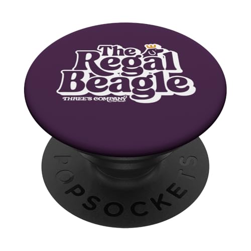 The Regal Beagle Vintage Three's Company 1980's Logo PopSockets Klebender PopGrip von Three's Company Gear by Giant Step