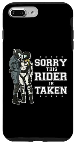 Sorry this Rider is Taken by a Sexy Biker Funny Motorcycle Hülle für iPhone 7 Plus/8 Plus von Throttle Unchained | Skull Rider Store