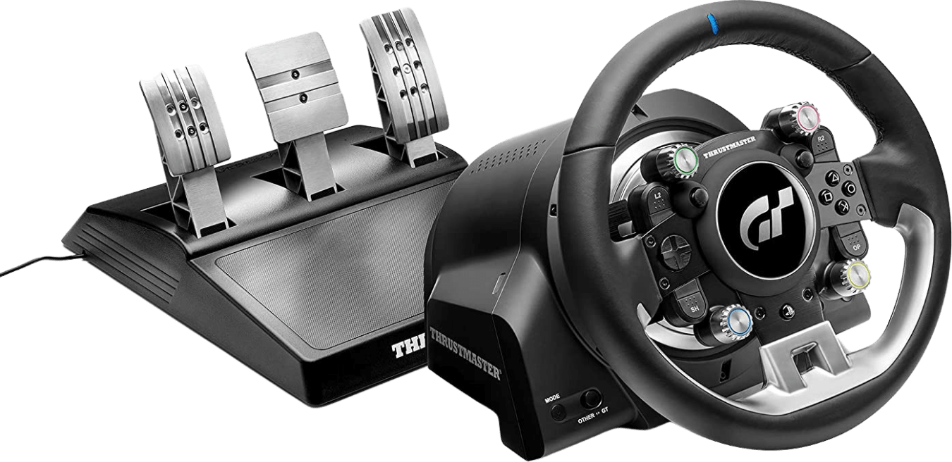 Thrustmaster T-GT II Rennsport-Lenkrad + 3 Pedal-Set von Thrustmaster