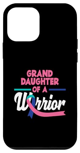 Hülle für iPhone 12 mini Granddaughter Of A Warrior Ribbon Schilddrüsenkrebs Bewusstsein von Thyroid Cancer Support and Awareness Apparel Gifts