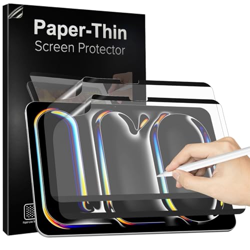 TiMOVO 2 Stück Magnetisch Papier Schutzfolie für iPad Pro 13 Zoll M4 2024, Abnehmbar Wiederverwendbar Matte Folie für iPad Pro 13(A2925 A2926 A3007), Zeichnen Wie auf Papier, Blendschutz, Anti-Kratzer von TiMOVO