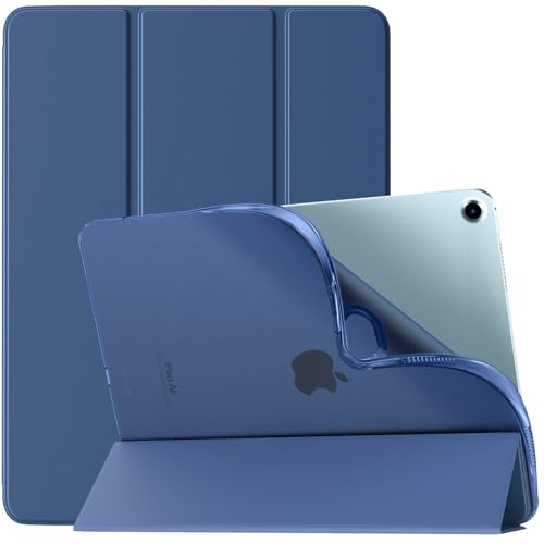 TiMOVO Hülle Kompatibel mit Neu iPad Air 13 inch (M2) 2024, Smart PU Leder Schutzhülle, Auto Schlaf/Aufwach, Schlank Case mit Weich TPU Rückseite für iPad Air 13 2024 - Marineblau von TiMOVO