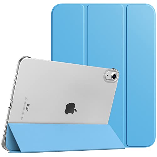 TiMOVO Hülle Kompatibel mit iPad 10 Generation 10,9 Zoll 2022, iPad 10. Hülle Schlank Smart Case Cover, Auto Schlaf/Aufwach Schutzhülle mit Transluzent Hart PC Rückhülle, Hellblau von TiMOVO