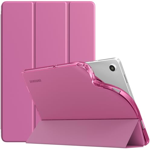 TiMOVO Hülle für Samsung Galaxy Tab A9+/A9 Plus 11" 2023 SM-X210/X216/X218, Dünn Weich TPU Schutzhülle mit Transluzent Matt Rückseite für Galaxy Tab A9+ Tablet, Auto Schlaf/Aufwach, Pink Lila TiMOVO Hülle für Samsung Galaxy Tab A9+/A9 Plus 11" 2023 SM-X210/X216/X218, Dünn Weich TPU Schutzhülle mit Transluzent Matt Rückseite für Galaxy Tab A9+ Tablet, Auto Schlaf/Aufwach, Pink Lila von TiMOVO