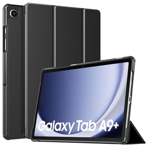 TiMOVO Hülle für Samsung Galaxy Tab A9+/A9 Plus 11" 2023 SM-X210/X216/X218, Schlank Leicht Schutzhülle mit Ständer & Harter Rückseite für Galaxy Tab A9+, Automatisches Wake/Sleep, Schwarz TiMOVO Hülle für Samsung Galaxy Tab A9+/A9 Plus 11" 2023 SM-X210/X216/X218, Schlank Leicht Schutzhülle mit Ständer & Harter Rückseite für Galaxy Tab A9+, Automatisches Wake/Sleep, Schwarz von TiMOVO