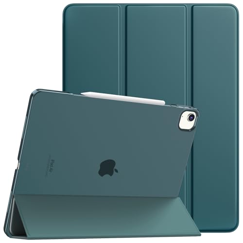 TiMOVO für iPad Air 13 Zoll Hülle M2 2024, Schlanke Hülle für iPad Air 13" (M2), Unterstützt Touch ID, Auto Schlaf/Aufwach Schutzhülle mit Transluzent Rückhülle, iPad Air 13 Hülle, Türkis von TiMOVO