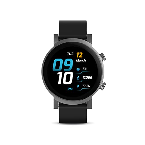 Ticwatch E3 Smartwatch für Herren Wear OS von Google mit Qualcomm Snapdragon Wear 4100+ Dual-System-Plattform Google Pay GPS Herzfrequenzüberwachung Stressmanagement iOS und Android kompatibel von Ticwatch