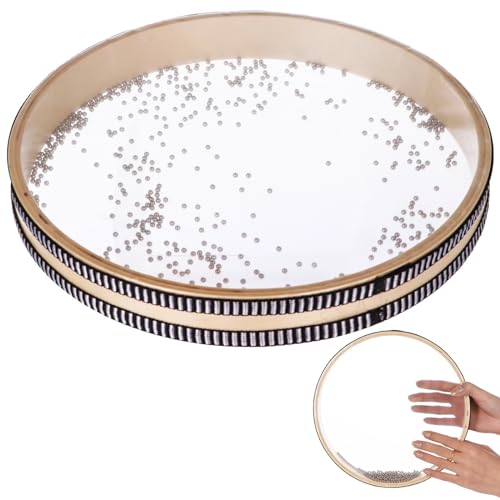 8 Zoll Ocean Drum - Sea Wave Drum Ocean Sound Drum Natural Sound Musikinstrument Musical Sound Healing Instrument für Entspannung Meditation Achtsamkeit Yoga von Tideme