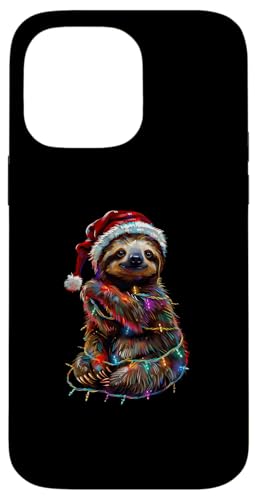 Hülle für iPhone 14 Pro Max Faultier Weihnachten von Tierisches Weihnachtsdesign