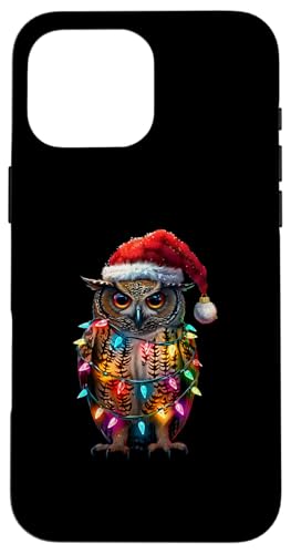 Hülle für iPhone 16 Pro Max Eule Weihnachten von Tierisches Weihnachtsdesign