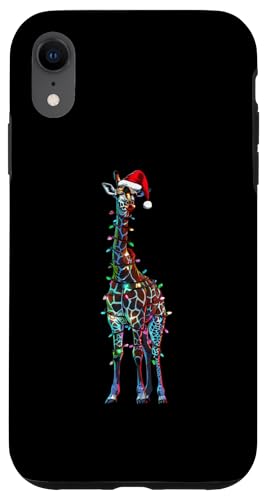 Hülle für iPhone XR Giraffe Weihnachten von Tierisches Weihnachtsdesign