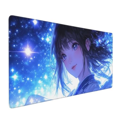 Sternenhimmel Schönheit Mauspad, Gaming Mauspad, Mousepad 700x300x3 mm Schreibtischunterlage groß Verbessert Präzision und Geschwindigkeit Wasserdicht und rutschfest Geeignet für Büro Spiele Y-4305 von Tifnuer