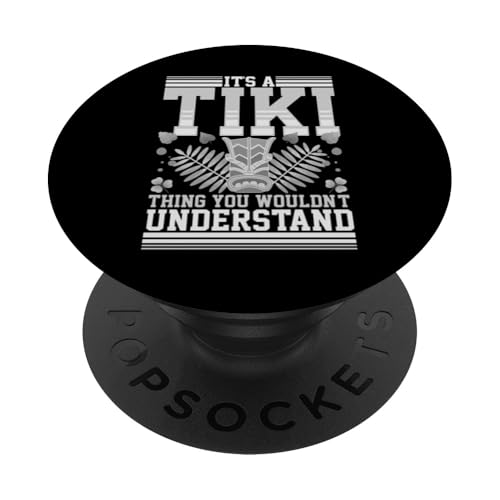 Tiki Maori Lustige Hawaii-Statue Figur PopSockets Klebender PopGrip von Tiki Maori