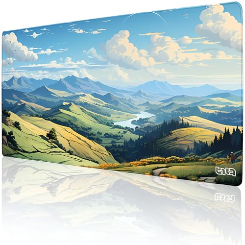 Tilt Schreibtischunterlage 100x50 cm Gaming Mauspad XXL | Rutschfester Mousepad Groß für Schreibtisch und PC Gadgets | Wasserdichter Desk Mat (Idyllic Landscape) von Tilt