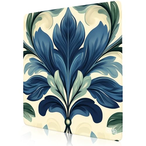 Tilt Schreibtischunterlage 30x30 cm Gaming Mauspad | Rutschfester Mousepad Groß für Schreibtisch und PC Gadgets | Wasserdichter Desk Mat (Baroque Leaf) von Tilt