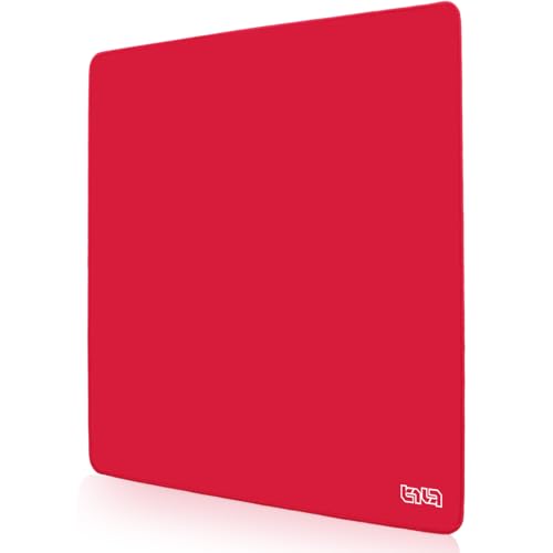 Tilt Schreibtischunterlage 30x30 cm Gaming Mauspad | Rutschfester Mousepad Groß für Schreibtisch und PC Gadgets | Wasserdichter Desk Mat (Crimson) von Tilt