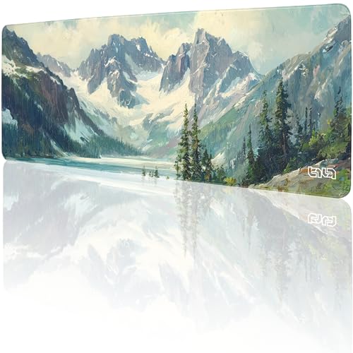 Tilt Schreibtischunterlage 80x30 cm Gaming Mauspad XXL | Rutschfester Mousepad Groß für Schreibtisch und PC Gadgets | Wasserdichter Desk Mat (Majestic Highlands) von Tilt