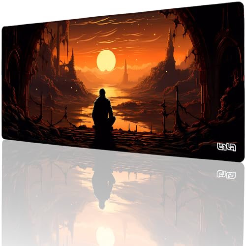 Tilt Schreibtischunterlage 90x40 cm Gaming Mauspad XXL | Rutschfester Mousepad Groß für Schreibtisch und PC Gadgets | Wasserdichter Desk Mat (End of the Mission) von Tilt