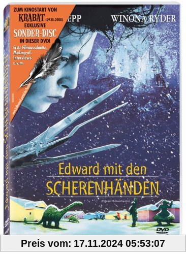 Edward mit den Scherenhänden (+ Krabat Sonder-Disc) von Tim Burton