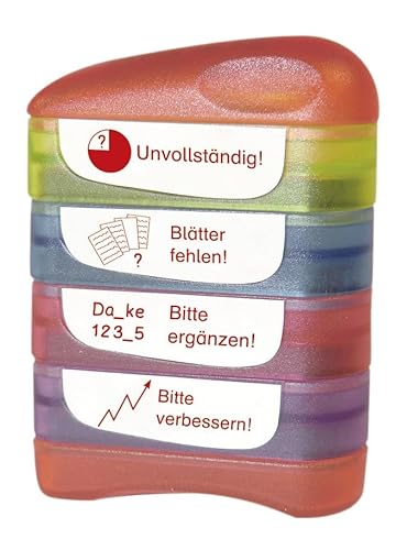 TimeTEX Siebdruck-Stempel Perpetuum, 4 in 1, Unvollständig von TimeTEX