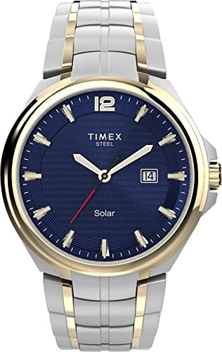 Timex Solar 43mm Edelstahluhr für Herren TW2V39700 von Timex