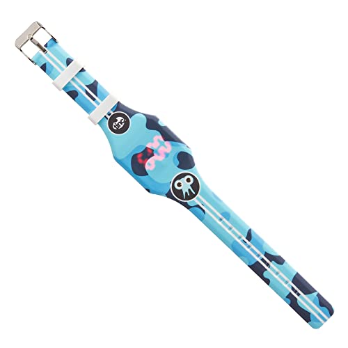 Tinc Silikonarmband mit Zeit- und Datumsanzeige für Jungen und Mädchen, blau, Tonkin Blue von Tinc