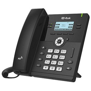 tiptel Htek UC912G Schnurgebundenes Telefon schwarz-silber von Tiptel