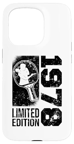 Hülle für iPhone 15 Pro Ping-Pong Spieler Jahrgang 1978 Geburtstag Tischtennis von Tischtennis Zubehör Geschenke Shirts